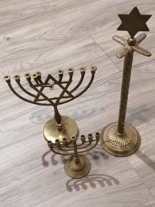 Judaica menorah star for sale  