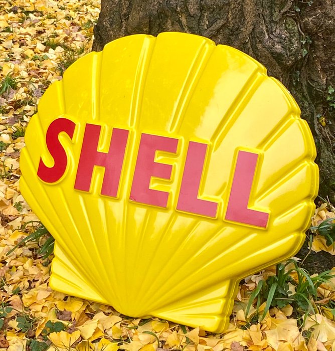 Shell sign large usato  