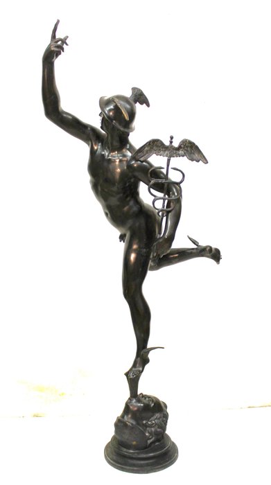 Sculpture grande mercurio usato  