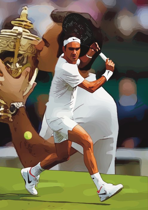 Andsal wimbledon roger for sale  