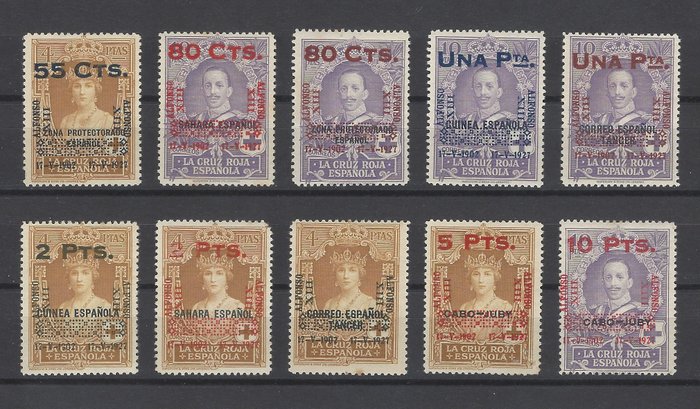 Spain 1927 red for sale  