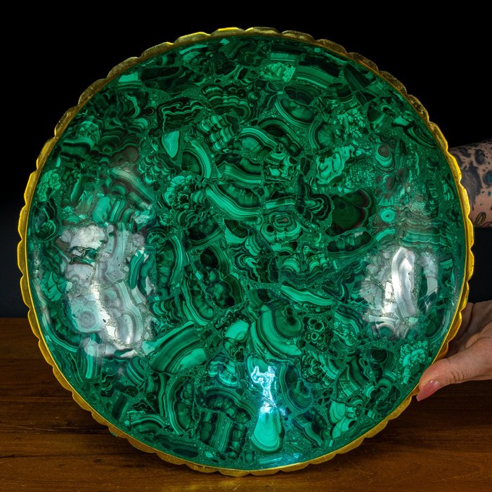 Large natural malachite for sale  