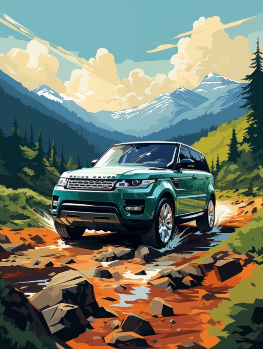 Artwork land rover d'occasion  