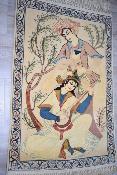 Perzisch isphahan carpet usato  