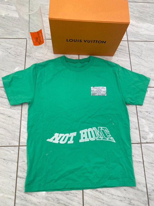 Usato, Louis Vuitton - Louis Vuitton Virgil Abloh "Not Home" Spring Summer 2019 VIP T-Shirt Green usato  