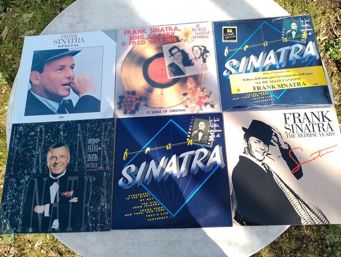 Frank Sinatra - 6 Albums - Titoli vari - 33 giri - Ristampa, Stampe varie - 1983/1991 usato  