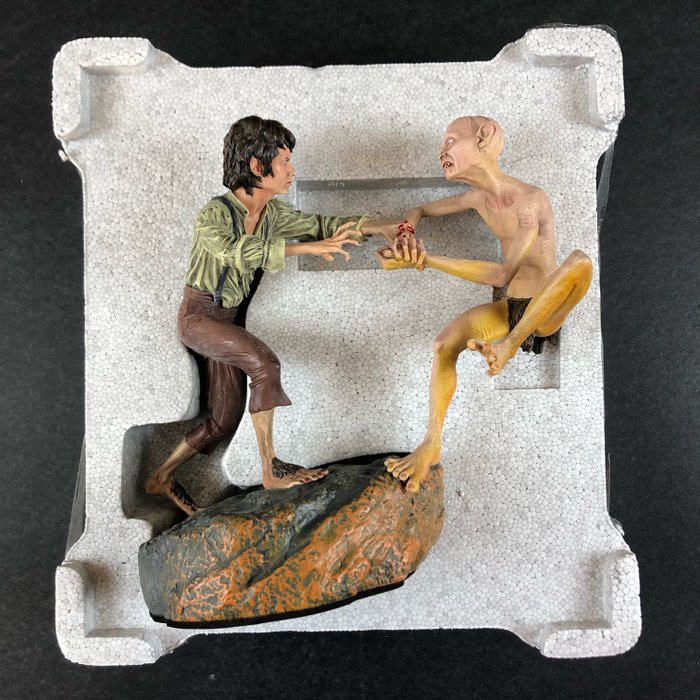 Lord of the Rings - Frodo & Gollum - The Crack of Doom - Sideshow Collectibles - Statuetta(e) usato  