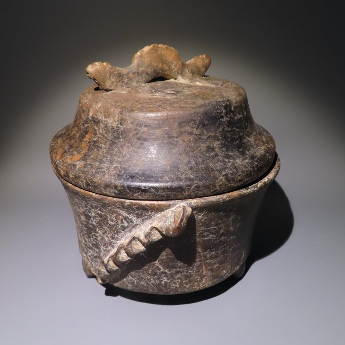 Mayan terracotta urn usato  