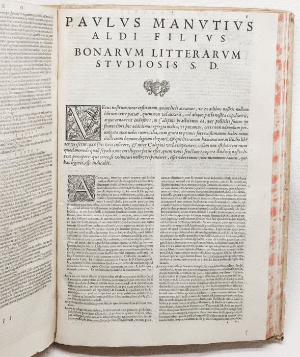 Calepino / Manuzio - Dictionarium (Bound W:) Vocabolario Volgare e Latino - 1560/1589, usato usato  