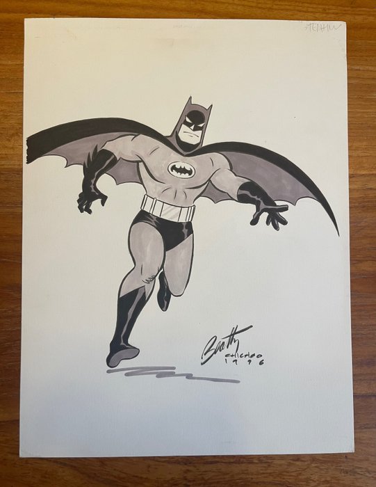 Batman - Originele tekening - Gesigneerd - Pagina sciolta - (1996) Fumetti Fumetti e tavole usato  