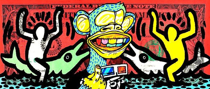 Moabit - Bored Ape Yacht Club X Soul Rider X Keith Haring Arte moderna e contemporanea usato  
