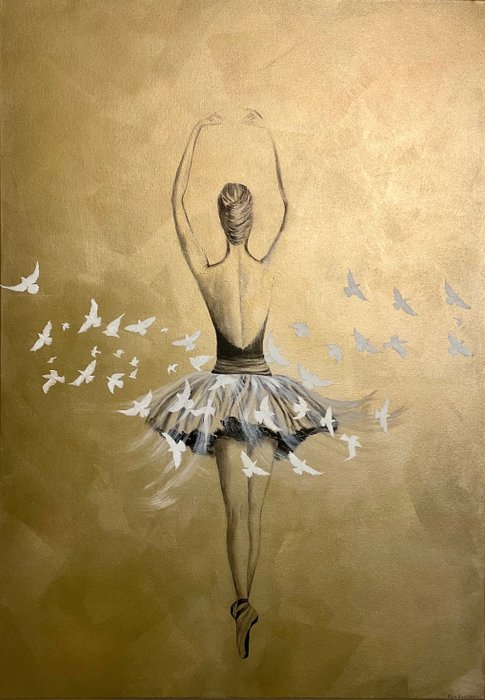 Ewa Kaczmarek - Ballet with birds Arte moderna e contemporanea Direttamente dall’artista usato  