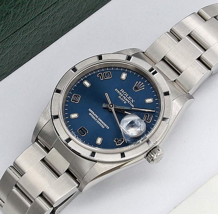 Rolex date blue for sale  