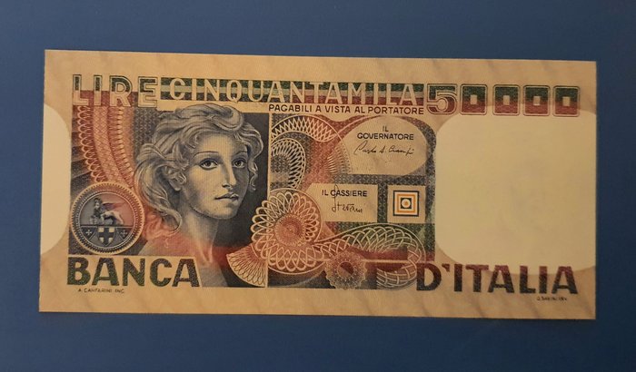 Italia 50.000 lire usato  