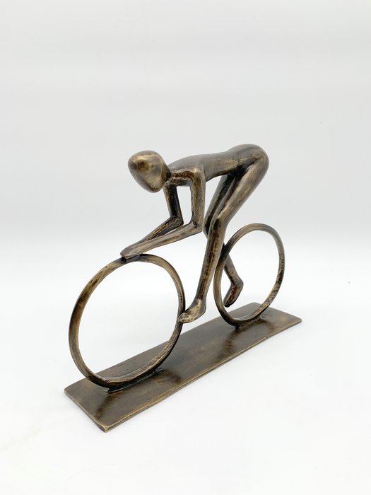 Scultura, bici da corsa - marrone - Bronzo Oggetti decorativi Oggetti decorativi moderni usato  