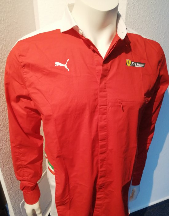 Vestiario - Ferrari  - F1  Clienti - Hemd  , Größe  L 52/54 - Ferrari - Dopo il 2000 Auto usato  