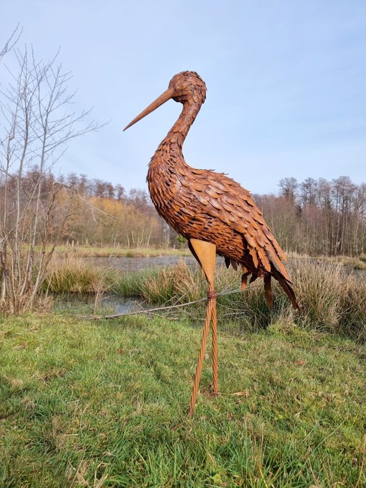 Figurine crane bird usato  