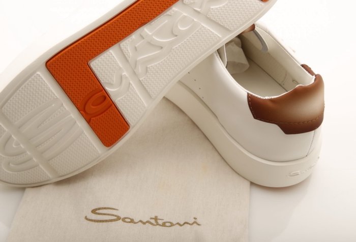 Santoni sneakers size usato  