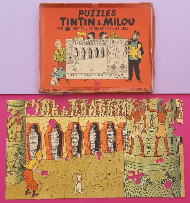 Tintin puzzle dubreucq d'occasion  