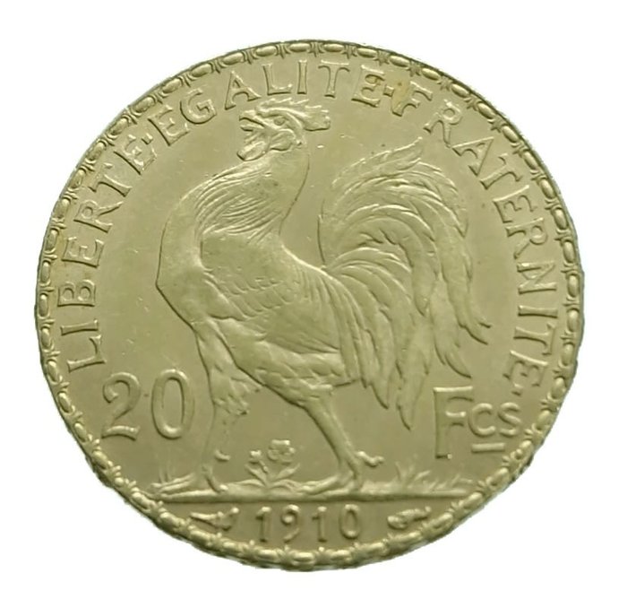 Francs 1910 marianne d'occasion  