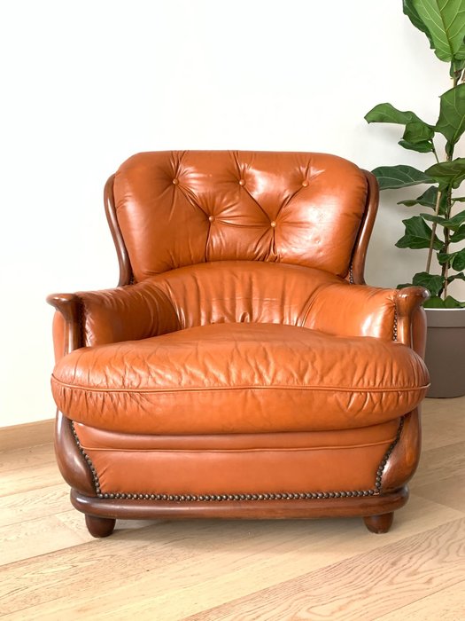 Design fauteuil leather d'occasion  