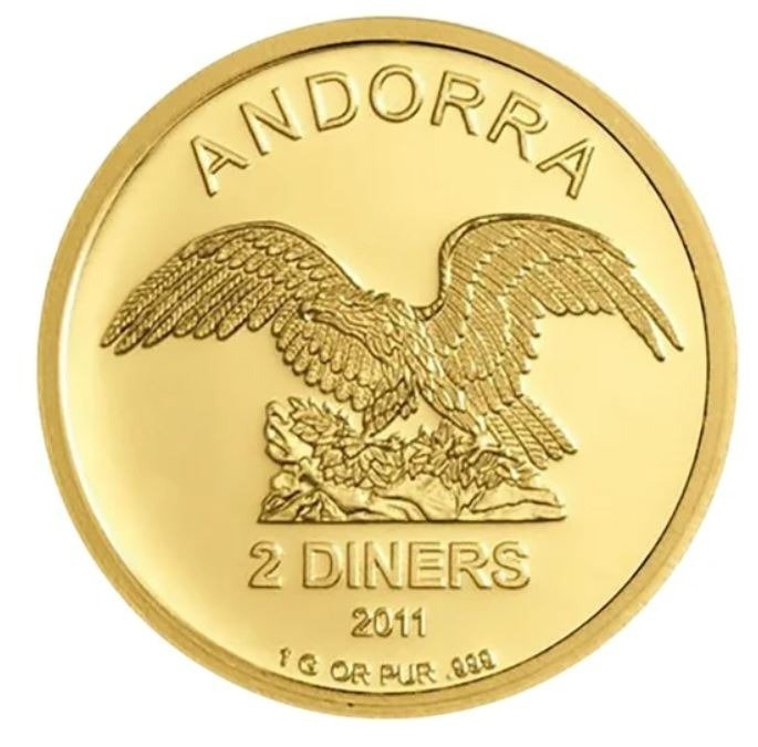Andorra. diners 2011 usato  
