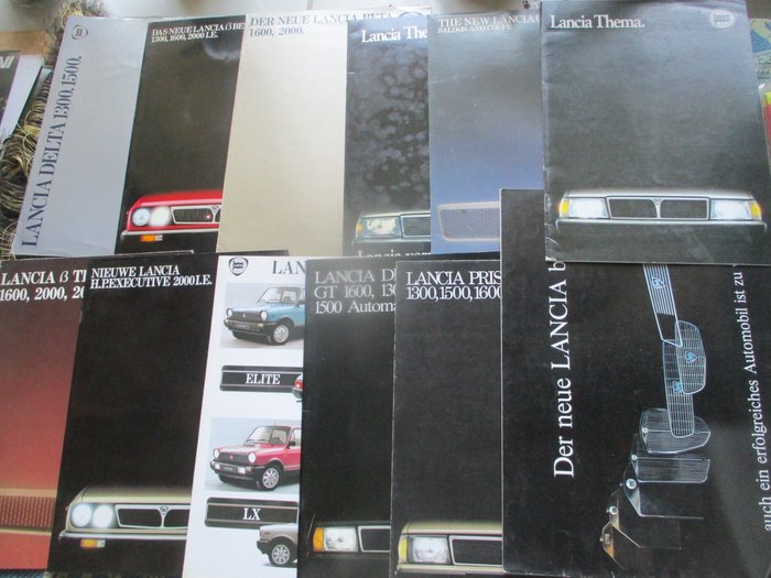Brochures catalogues lancia for sale  
