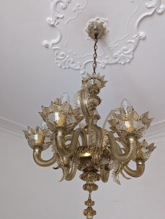 Murano chandelier blown for sale  