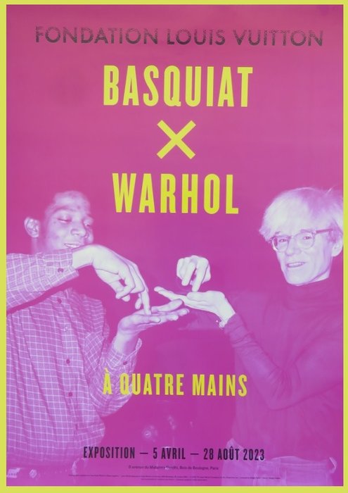 Warhol basquiat affiche d'occasion  
