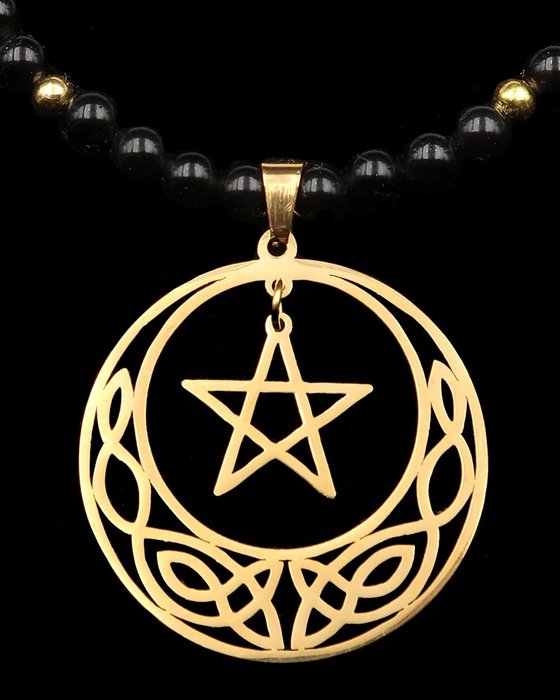 Wicca necklace magical usato  