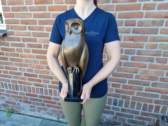 Statue bronze owl for sale  
