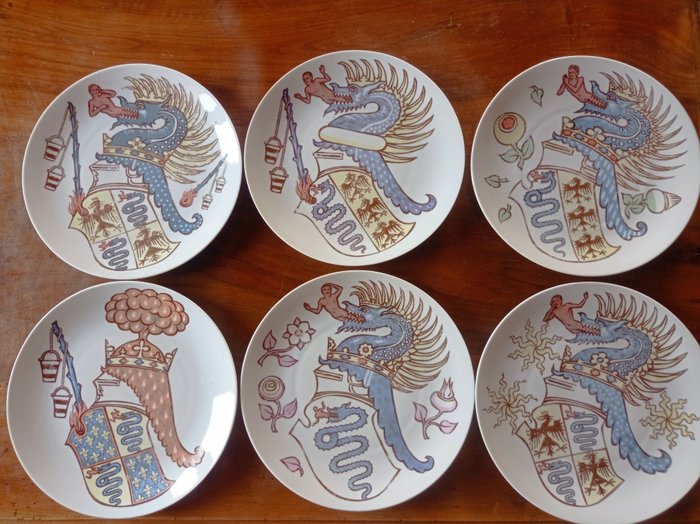 Ceramic plates alfa usato  