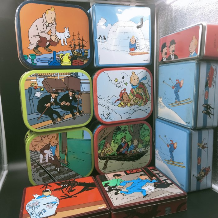 Tintin ensemble boîtes d'occasion  