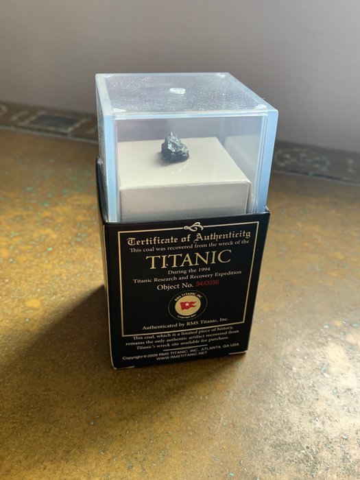 Rms titanic coal for sale  