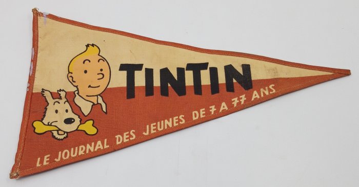 Tintin fanion vélo d'occasion  
