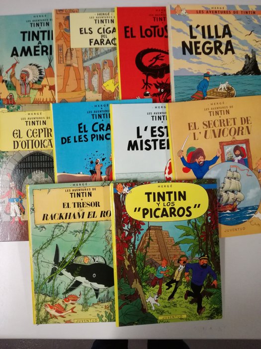 Tintin ensemble albums d'occasion  