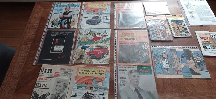Tintin ensemble magazines d'occasion  