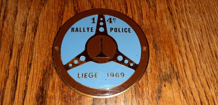 Badge rallye police d'occasion  