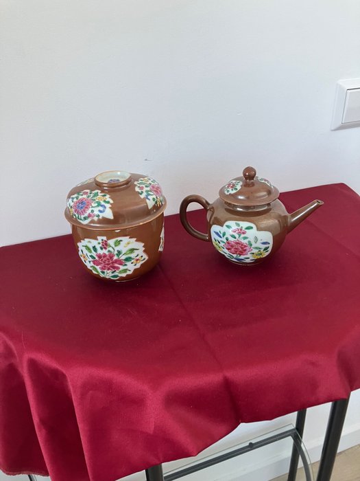 Porcelain teapot lidded for sale  