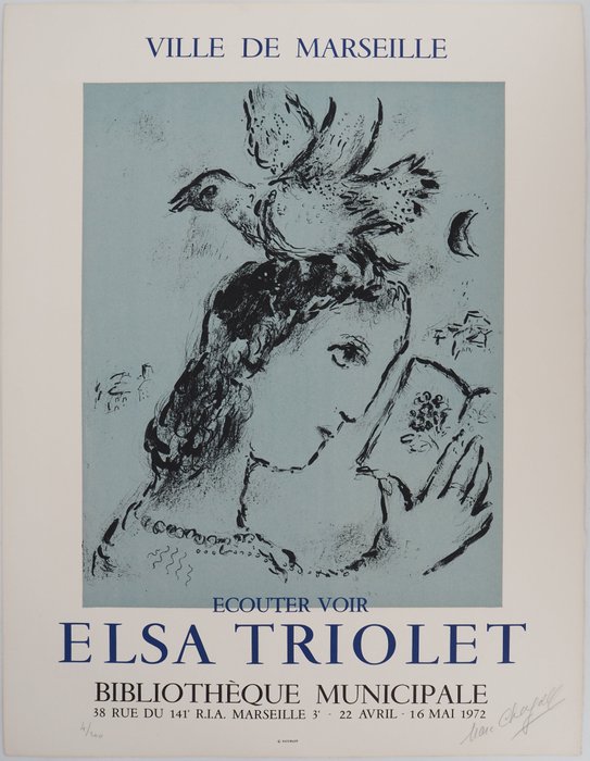 Marc chagall elsa for sale  