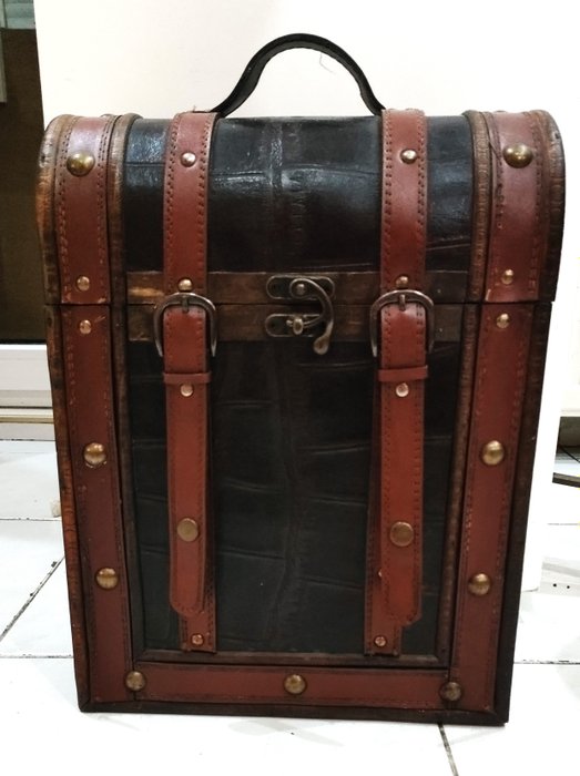 Storage trunk leather for sale  