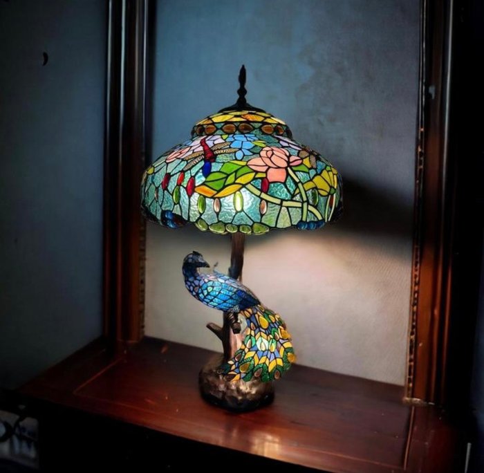 Lamp glass stained for sale  