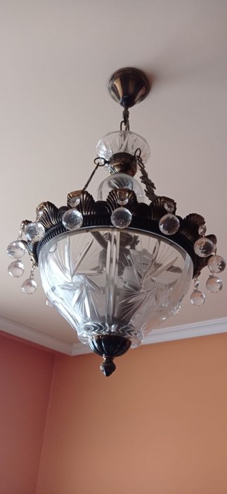 Ceiling lamp bronze for sale  