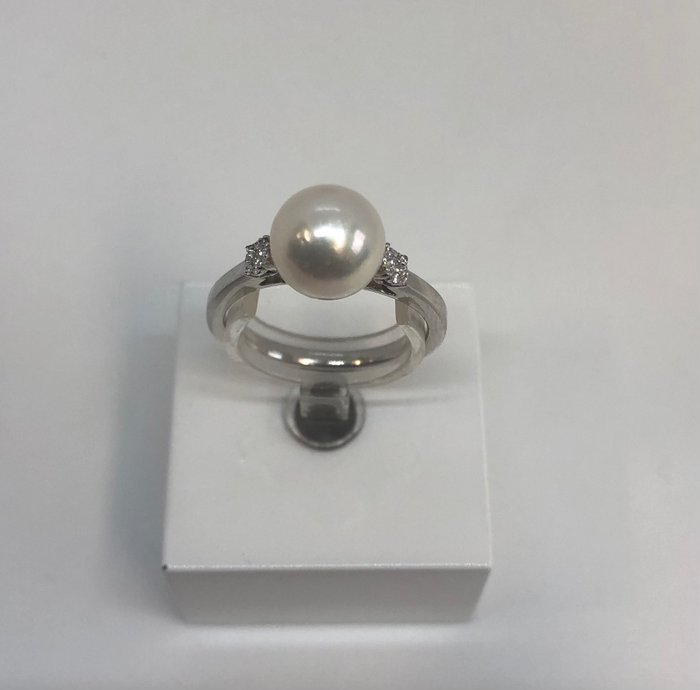 Ring akoya pearl for sale  