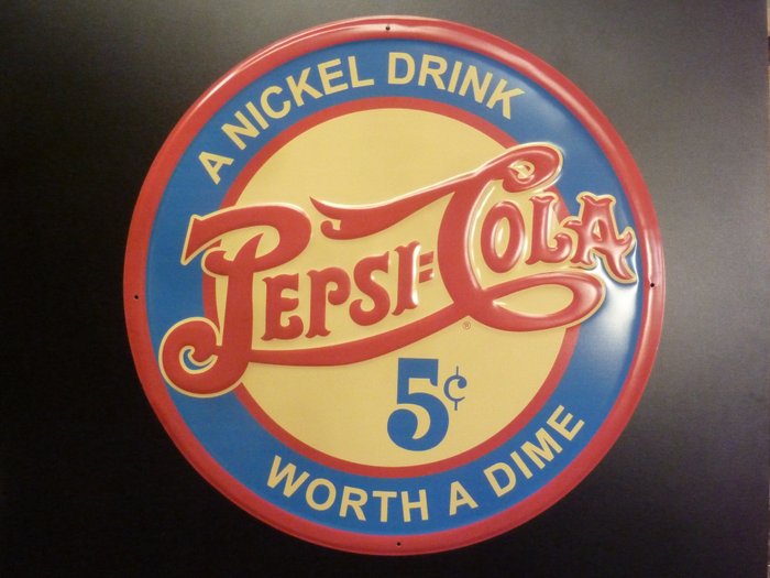 Sign pepsi cola for sale  