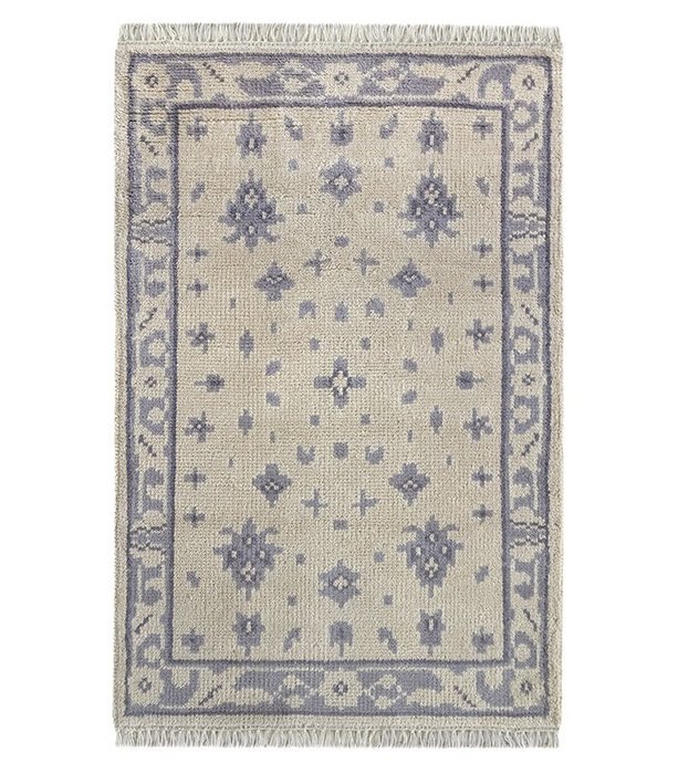 Modern ushak rug usato  