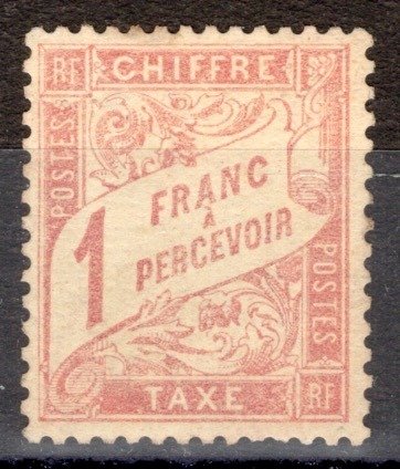 France 1893 tax usato  