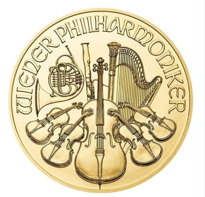Gold wiener philharmoniker for sale  