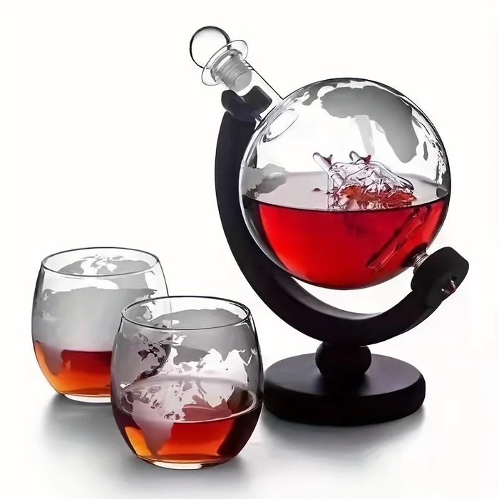 Decanter luxury globe for sale  