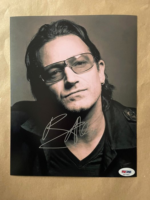 Bono vox signed for sale  